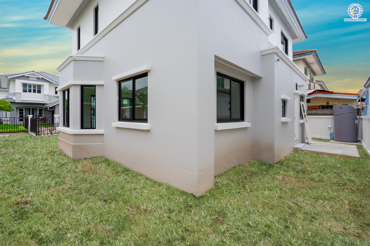 บ้านมือสองตกแต่งใหม่ ม.ชัยพฤกษ์ บางบัวทอง บ้านเดี่ยวหลังมุม แบรนด์ LH เนื้อที่ 72.5 ตร.ว. ฟังก์ชัน 3 ห้องนอน 3 ห้องน้ำ 1 ห้องอเนกประสงค์ จอดรถได้ 1 คัน พร้อม Facilities ครบครัน บนทำเลเดินทางสะดวก ติดถนนบางกรวย-ไทรน้อย ใกล้เซ็นทรัลเวสต์เกต และรถไฟฟ้าสายสีม่วง "สถานีบางพลู"